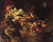Eugene Delacroix, Stgudie to the death of the Sardanapal